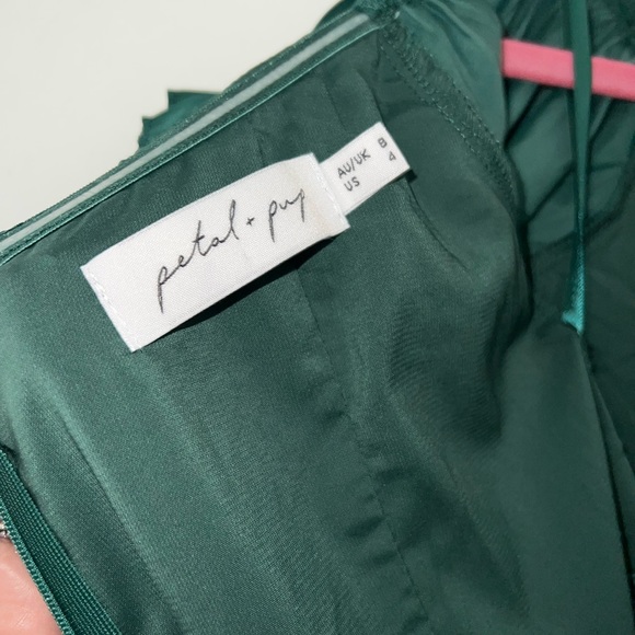 PETAL&PUP emerald dress size 4 - Picture 6 of 8